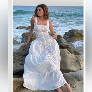 Frankie’s Christabelle Ruffle Maxi Dress